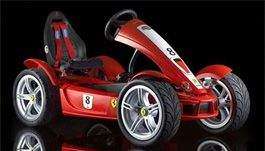 Появился веломобиль Ferrari