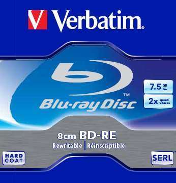 Verbatim выпустила первый в мире Blu-ray носитель Mini BD 
