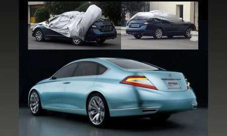 Опубликованы шпионские фото производственной версии Nissan Intima