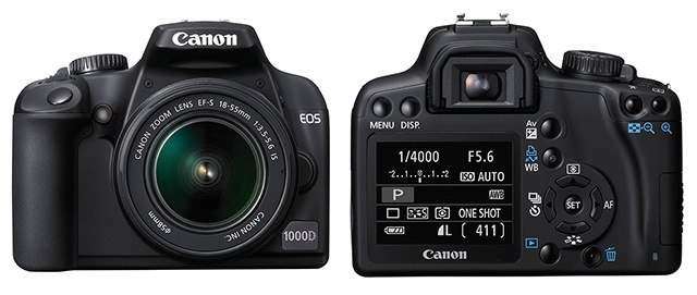 Фотокамера Canon EOS 1000D
