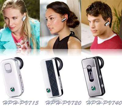 Три Bluetooth-гарнитуры от Sony Ericsson