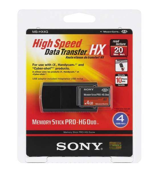 Memory Stick PRO-HG Duo HX