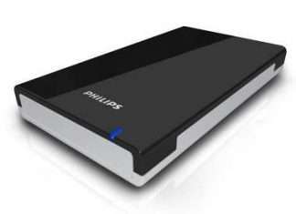 Philips випустив портативний жорсткий диск ємністю 250 ГБ