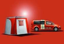 Volkswagen зробив автомобіль з ліжком