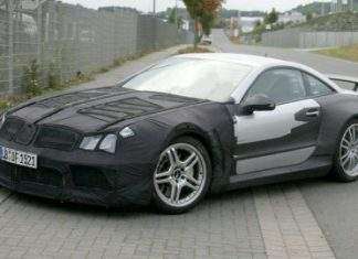 Фотографи-шпигуни зловили Mercedes-Benz SL65 AMG Black Series