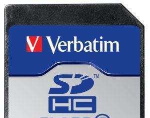 Швидкі карти SDHC Flash Memory від Verbatim
