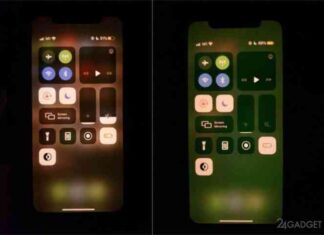 Екрани смартфонів apple стали зелено-червоними