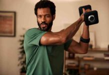 Peloton heart rate band: пов’язка на руку з вбудованим датчиком вимірювання пульсу