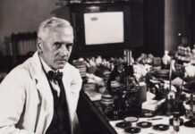 Історія науки: Олександр Флемінг прокидається в смішній формі у своєму страві Петрі і випадково виявляє перший антибіотик – 28 вересня 1928 року