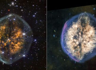Телескоп “Джеймс Вебб” відкриває моторошну подобу людського черепа в туманності