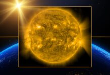 Сонце викликає рекордну серію спалахів, коли летюча сонячна пляма повертається до Землі