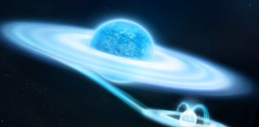 Віковий зірковий секрет розкритий: Пояснено рентгенівські викиди Гамма Кас