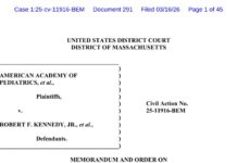 Суд США Заблокував Зміни у Політиці Вакцинації, Ініційовані Р. Ф. Кеннеді-молодшим