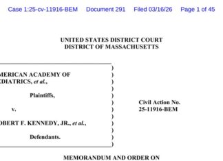 Суд США Заблокував Зміни у Політиці Вакцинації, Ініційовані Р. Ф. Кеннеді-молодшим